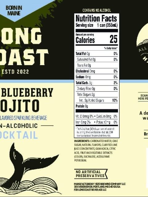 Non-Infused Wild Blueberry Mojito