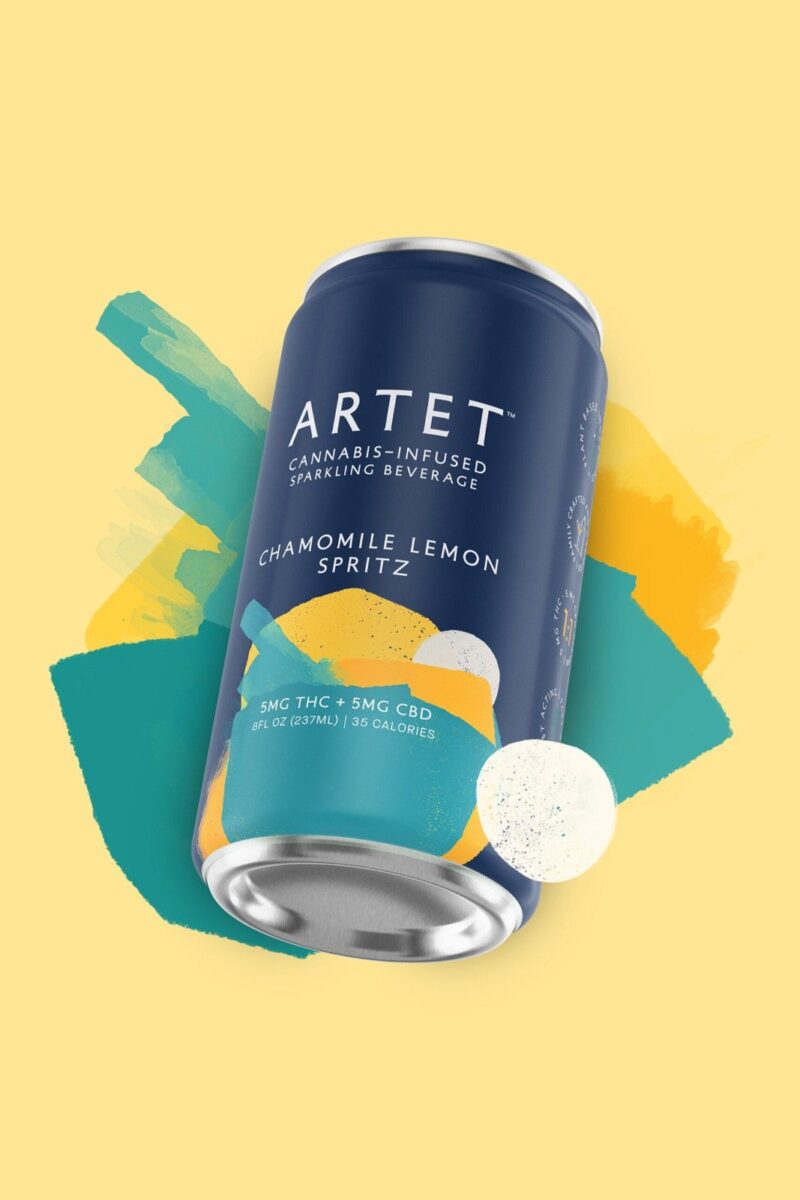 Artet Chamomile Lemon Spritz - 5mg THC-Infused Aperitif Drink