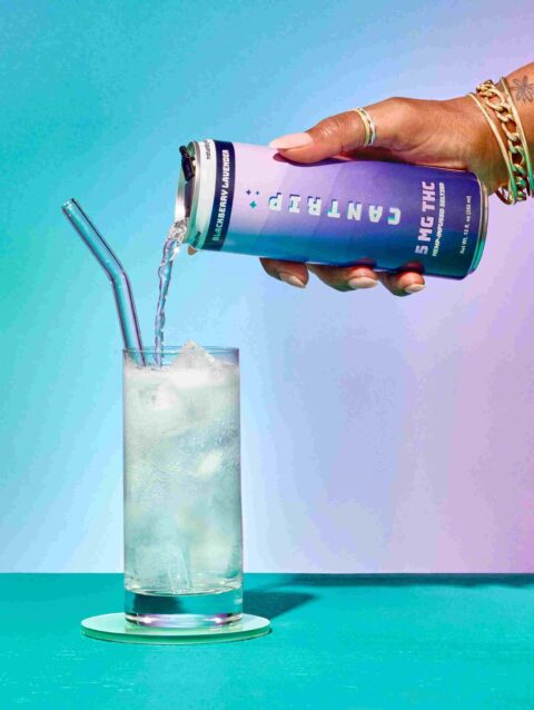 Blackberry Lavender THC Seltzer