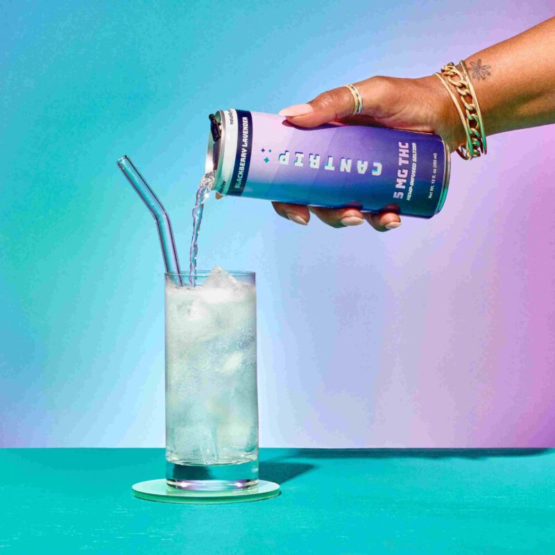 Blackberry Lavender THC Seltzer