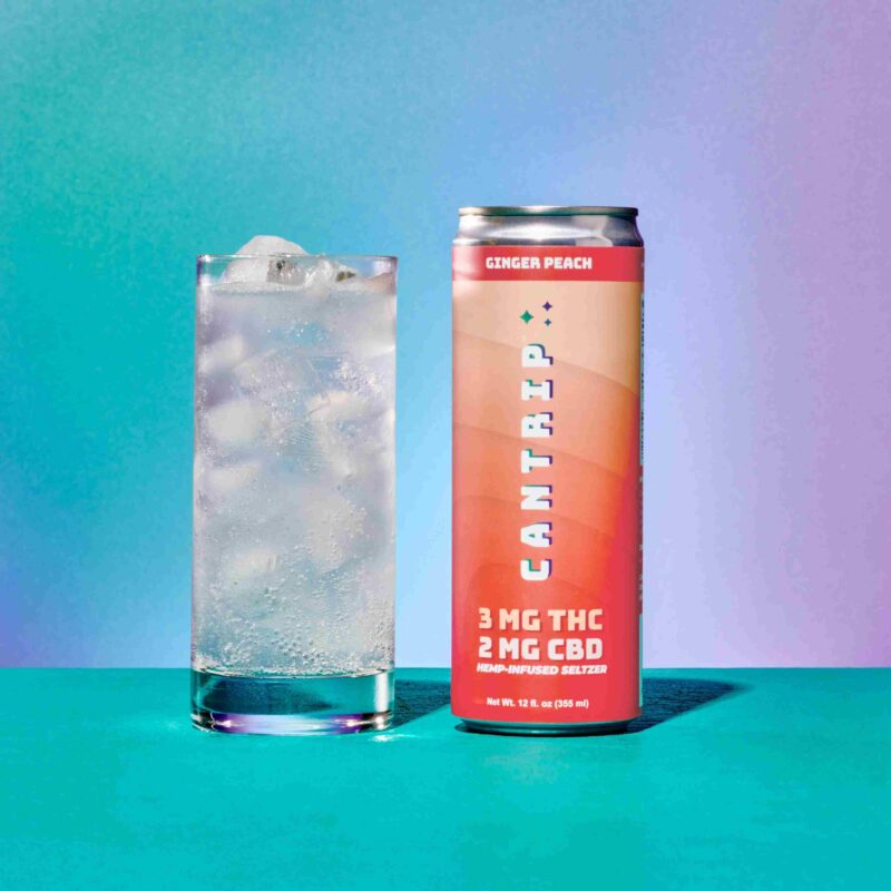 Ginger Peach THC Seltzer