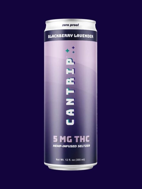 Blackberry Lavender THC Seltzer