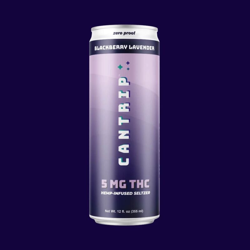 Blackberry Lavender THC Seltzer