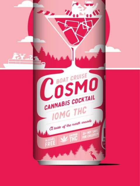 THC Cocktail – Boat Cruise Cosmo