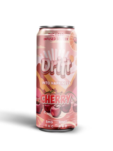 Drift Cherry THC + CBD Seltzer
