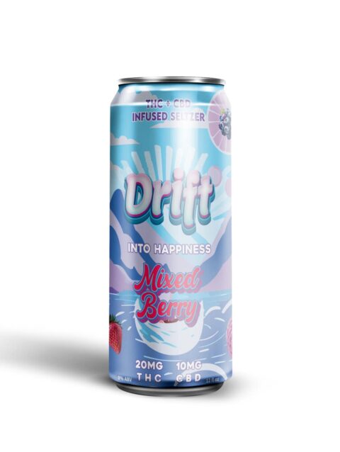 Drift Mixed Berry THC + CBD Seltzer