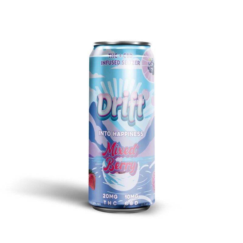 Drift Mixed Berry THC + CBD Seltzer