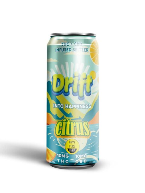 Drift Citrus THC + CBD Seltzer