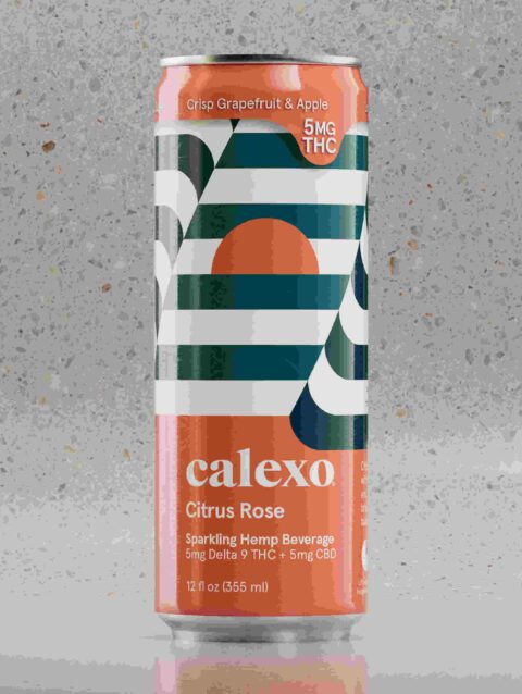 Citrus Rose 12oz. Sparkling Hemp Beverage