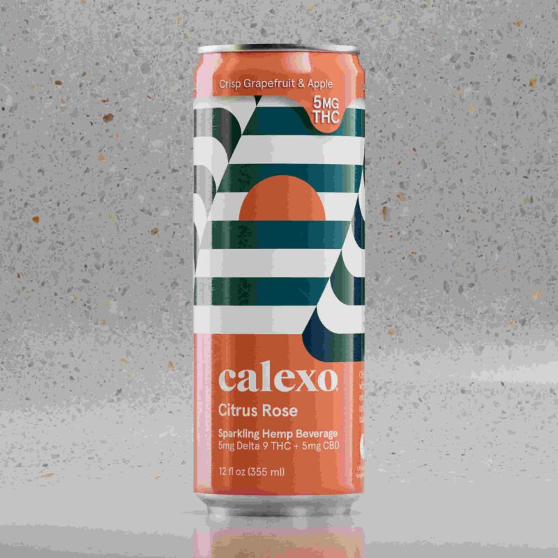 Citrus Rose 12oz. Sparkling Hemp Beverage