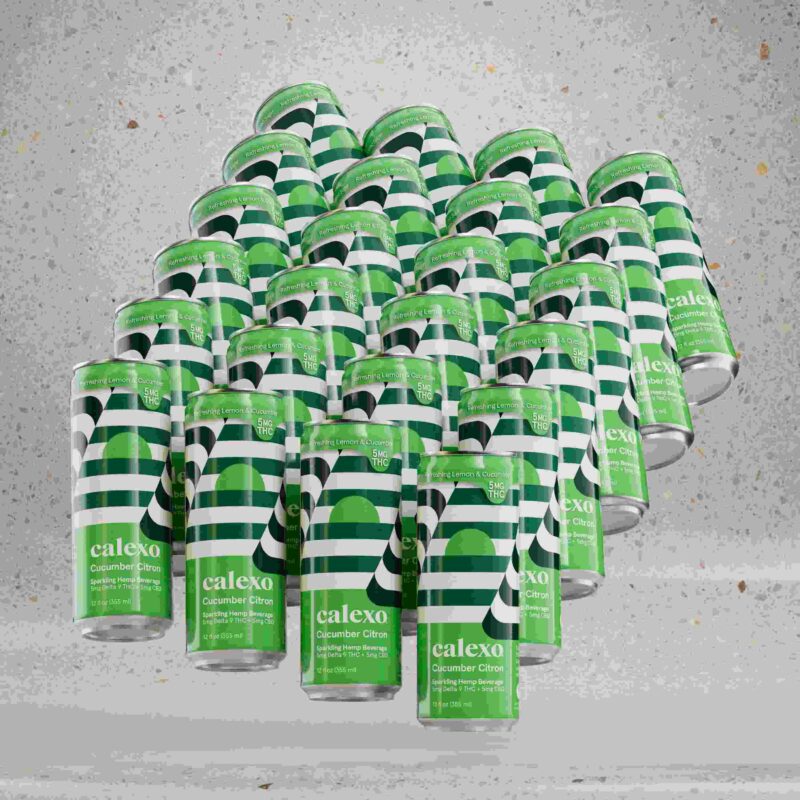 Cucumber Citron 12oz. Sparkling Hemp Beverage