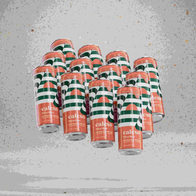 Citrus Rose 12oz. Sparkling Hemp Beverage