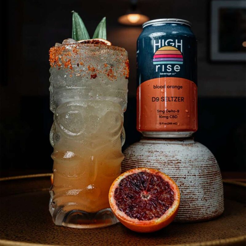 Blood Orange D9 THC Seltzer