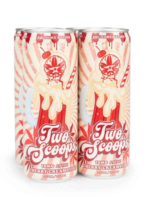 Two Scoops – Cherry Cream Float 10mg THC