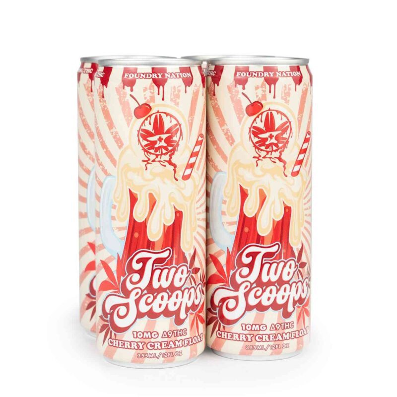 Two Scoops – Cherry Cream Float 10mg THC