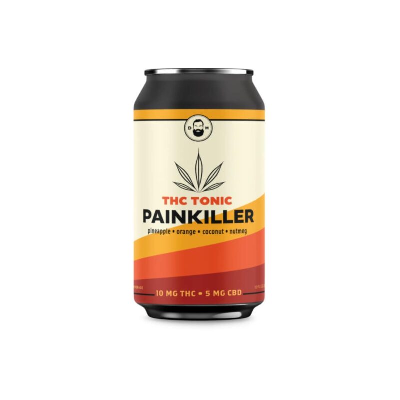 Dangerous Man Brewing Company's Painkiller THC Tonic – 10mg THC & 5mg CBD – Tropical Flavor