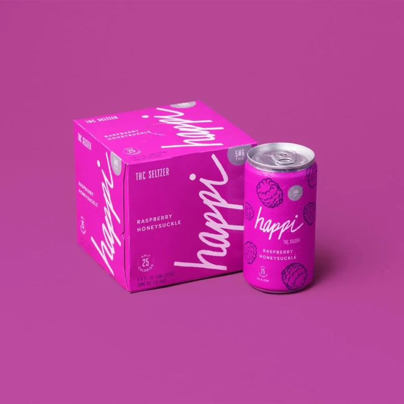 Raspberry Honeysuckle THC Seltzer