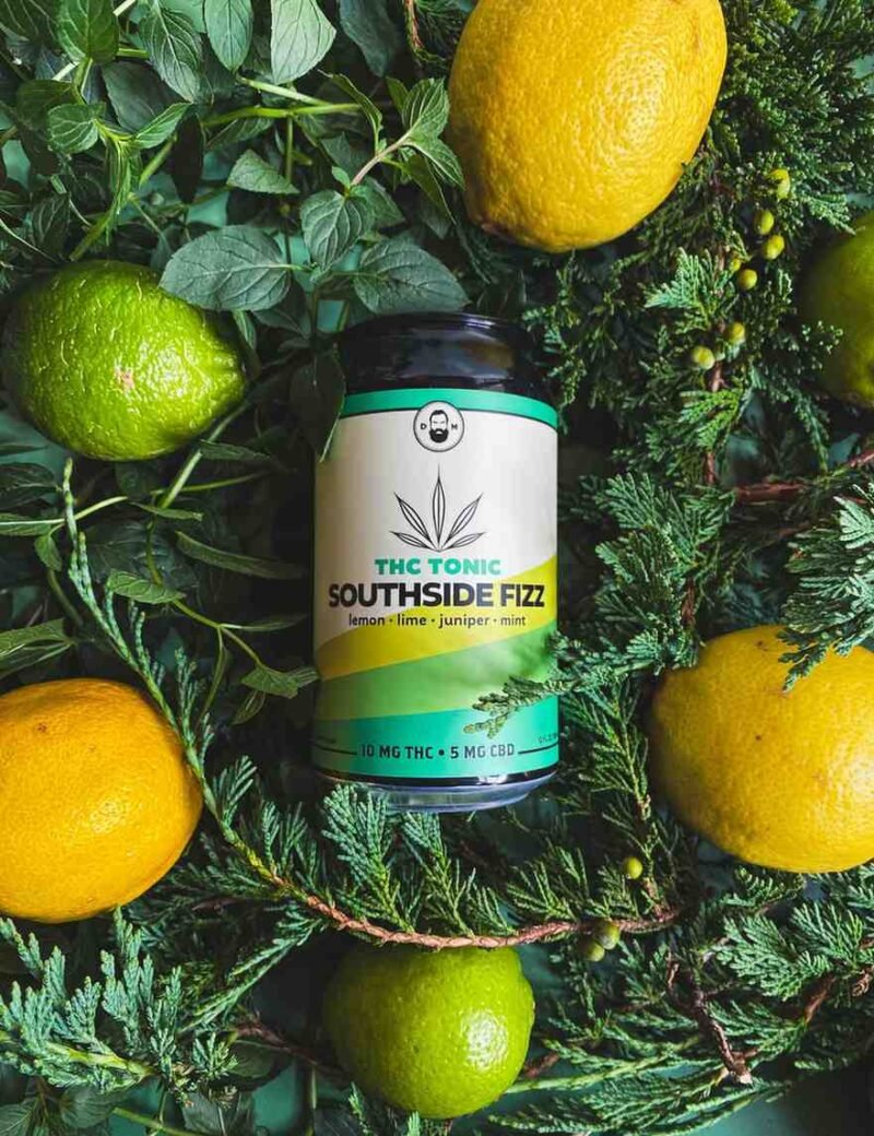 Dangerous Man Southside Fizz THC Tonic – 10mg THC & 5mg CBD – Tropical Flavor - Image 2