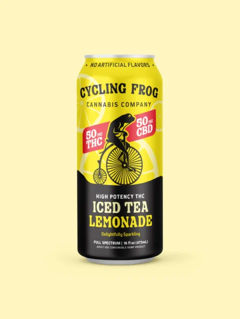 Sparkling THC Iced Tea Lemonade