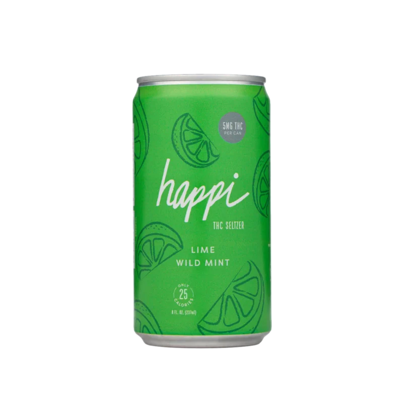 Lime Wild Mint THC Seltzer