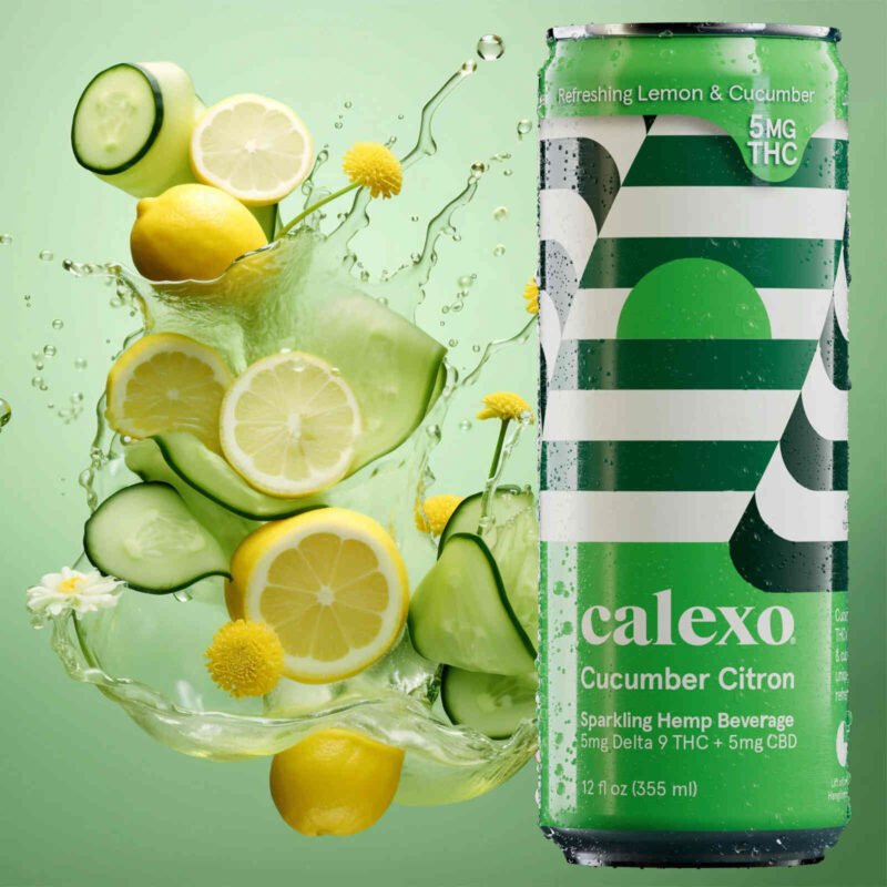 Cucumber Citron 12oz. Sparkling Hemp Beverage
