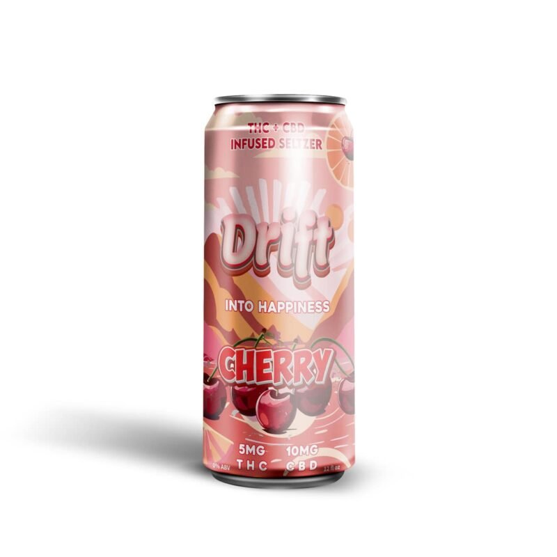 Drift Cherry THC + CBD Seltzer