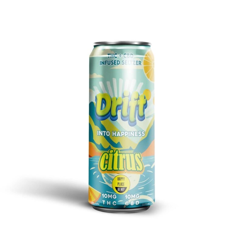 Drift Citrus THC + CBD Seltzer