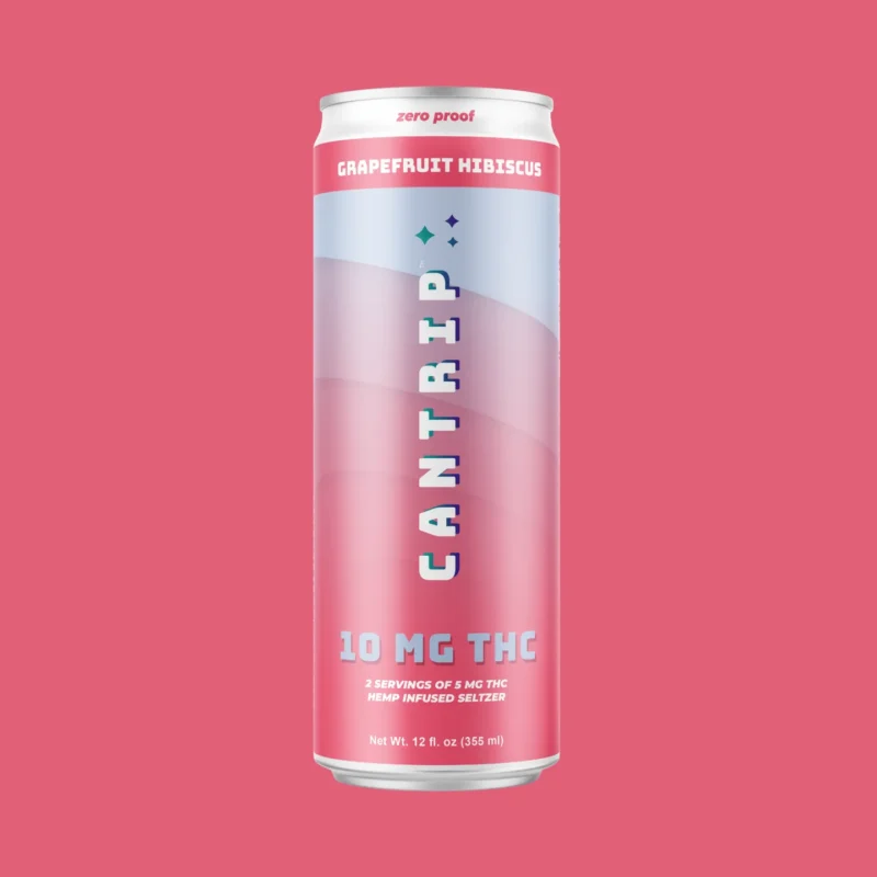 Cantrip Grapefruit Hibiscus THC Seltzer