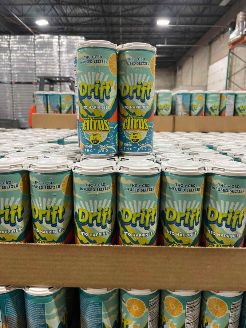 Drift Citrus THC + CBD Seltzer