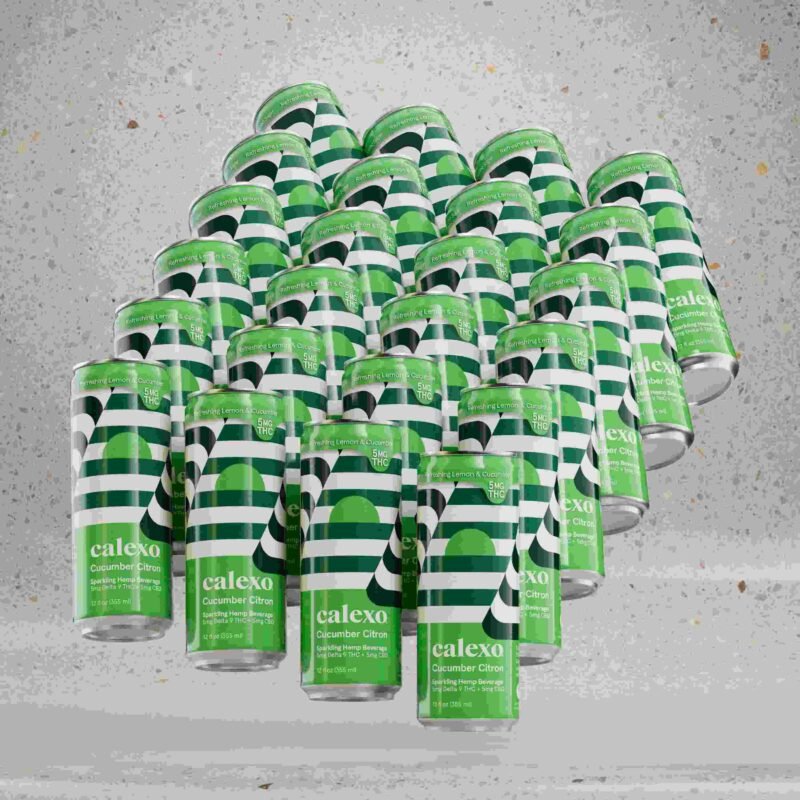 Cucumber Citron 12oz. Sparkling Hemp Beverage