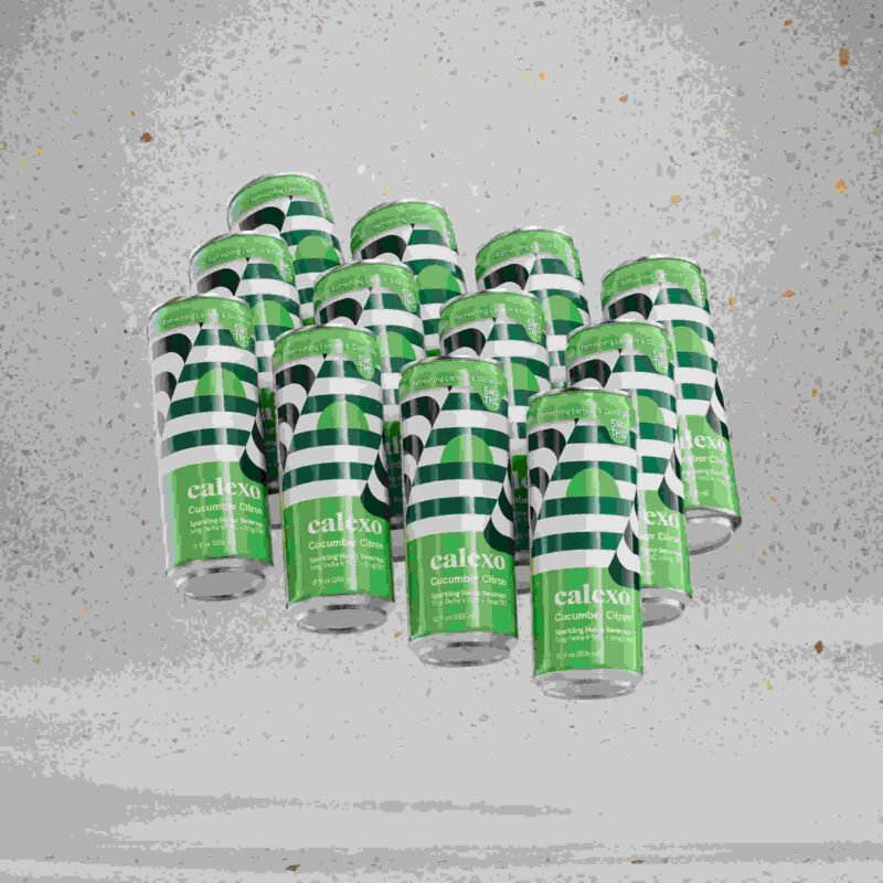 Cucumber Citron 12oz. Sparkling Hemp Beverage
