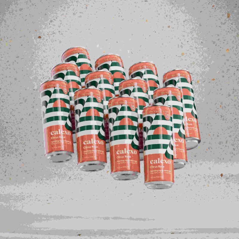 Citrus Rose 12oz. Sparkling Hemp Beverage