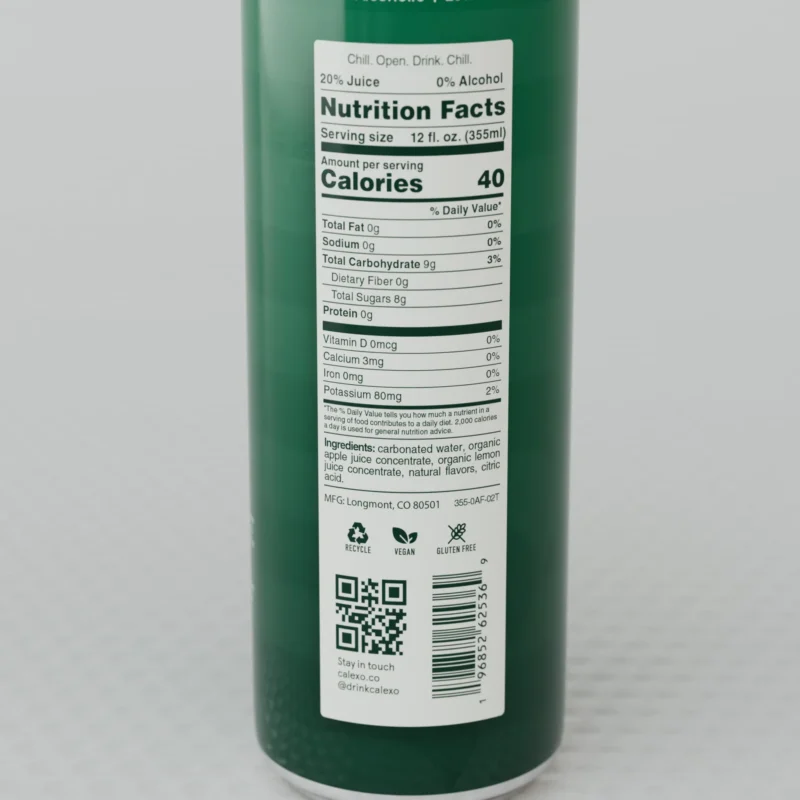 Cucumber Citron 12oz. Sparkling Beverage (Classic Non-Alcoholic)