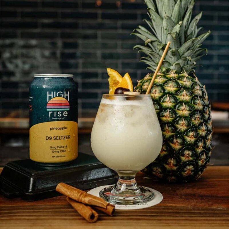 Pineapple D9 THC Seltzer